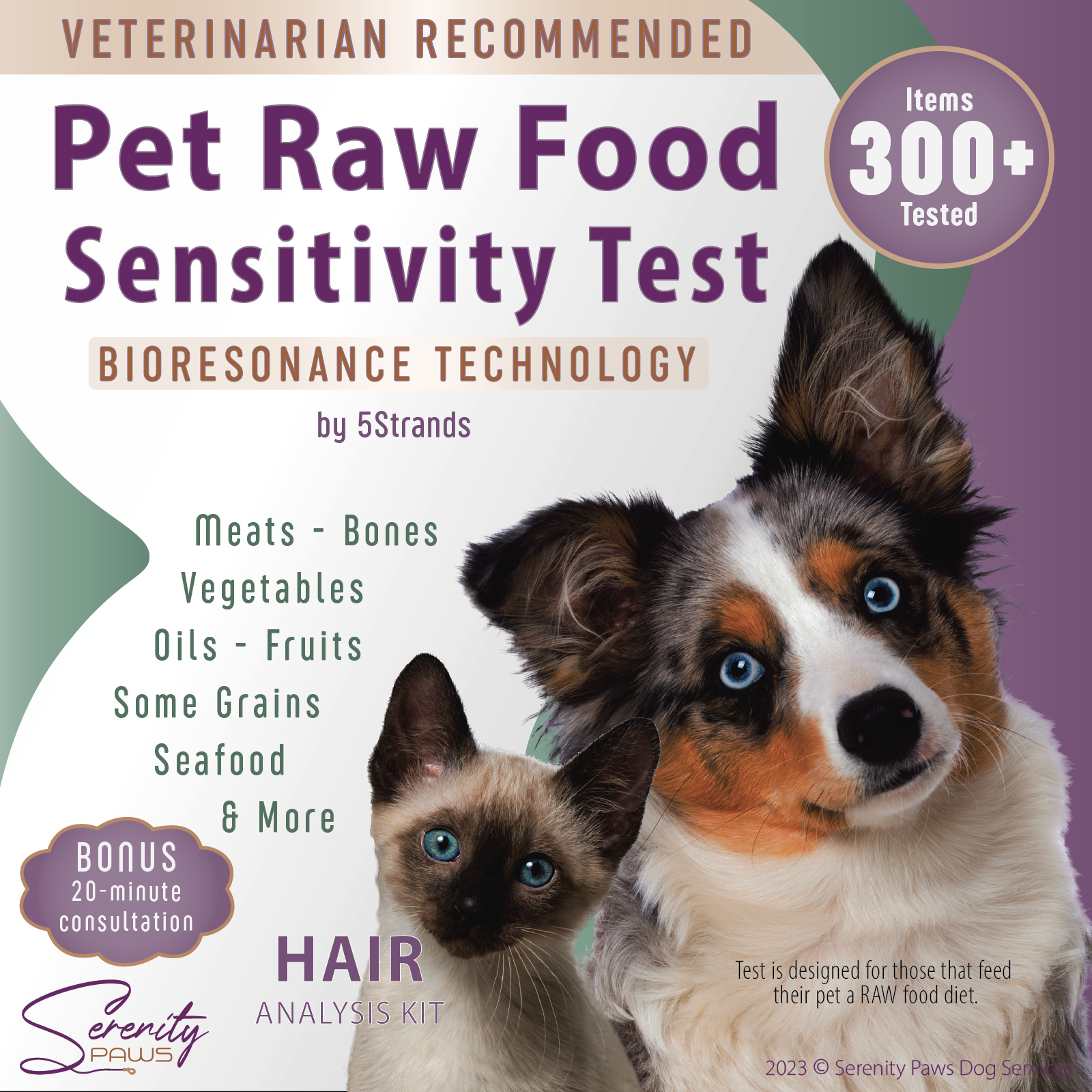 Pet Raw Food Sensitivity Test